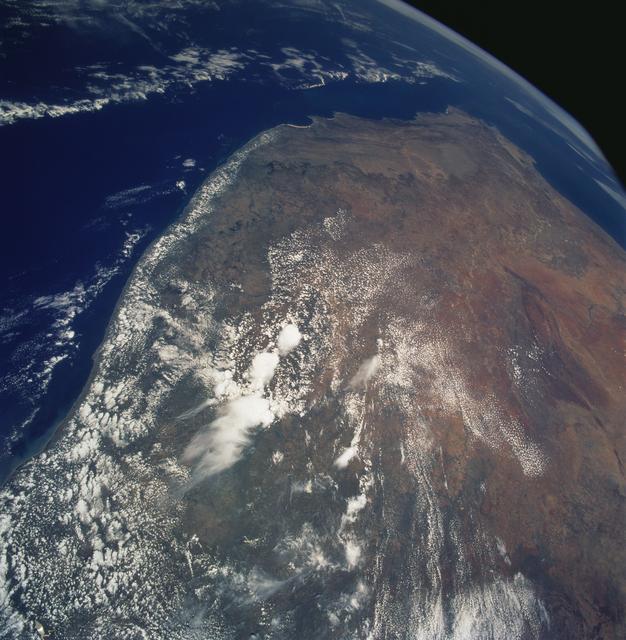 NASA image: Southern Africa as seen from STS-61 Shuttle Endeavour
