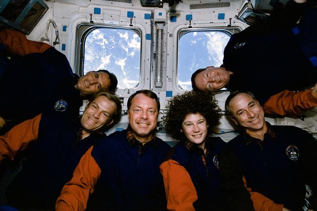 NASA image: STS-64 inflight crew portrait