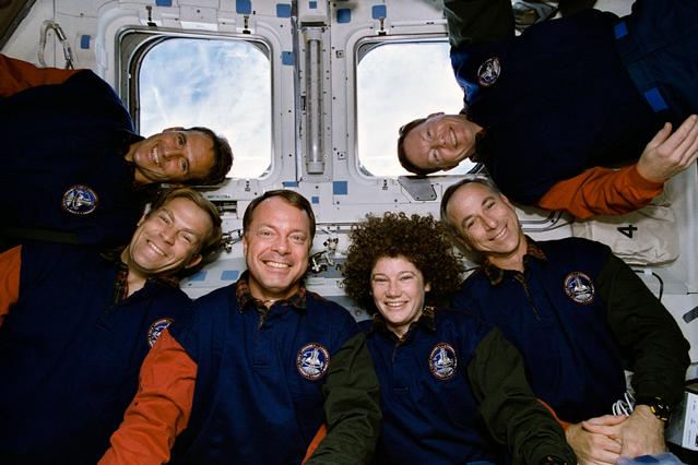 NASA image: STS-64 inflight crew portrait