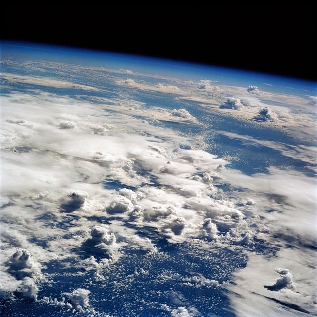 NASA image: Thunderstorms over the Pacific Ocean as seen from STS-64