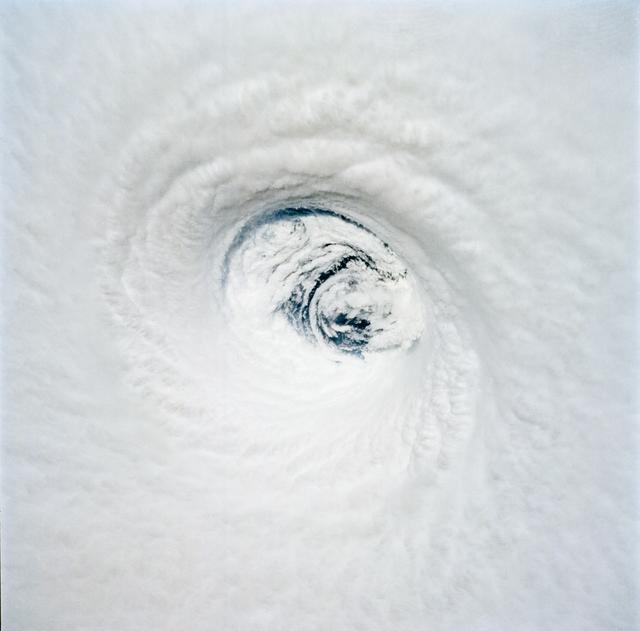 STS-65 Earth observation of Hurricane Emilia taken aboard Columbia, OV-102