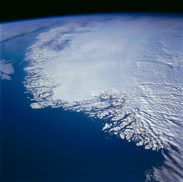 NASA image: Greenland as seen by the STS-66 shuttle Atlantis