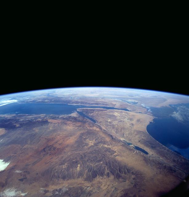 NASA image: Sinai Peninsula, Middle East as seen from STS-66 orbiter Atlantis