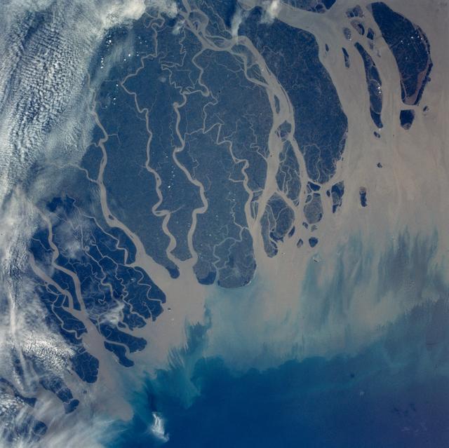 NASA image: Ganges River Delta, Bangladesh, India