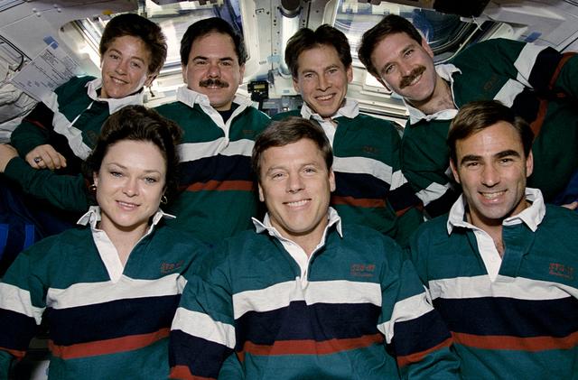 NASA image: STS-67 in-flight crew portrait