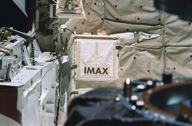 NASA image: IMAX camera in payload bay