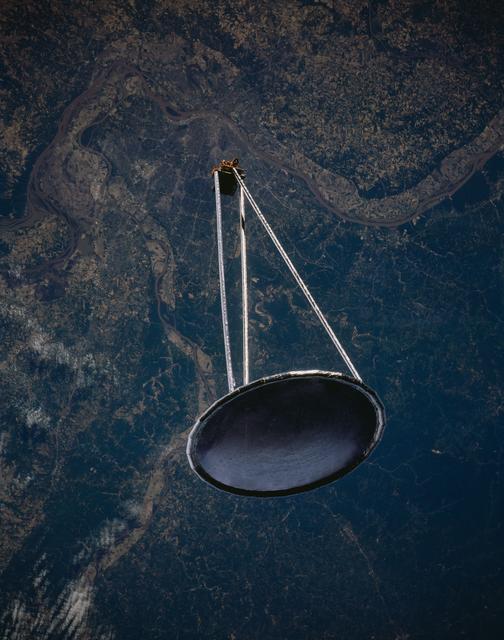 NASA image: IAE - Inflatable Antenna Experiment