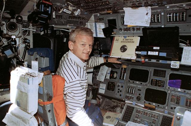 NASA image: Casper on the forward flight deck