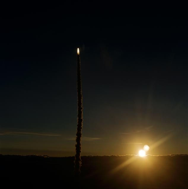 NASA image: STS-77 launch views taken from the STA
