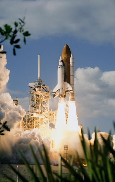 NASA image: STS-80 Columbia, OV 102, liftoff from KSC Launch Pad 39B