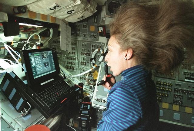 NASA image: ProShare teleconferencing with KIDSAT participants