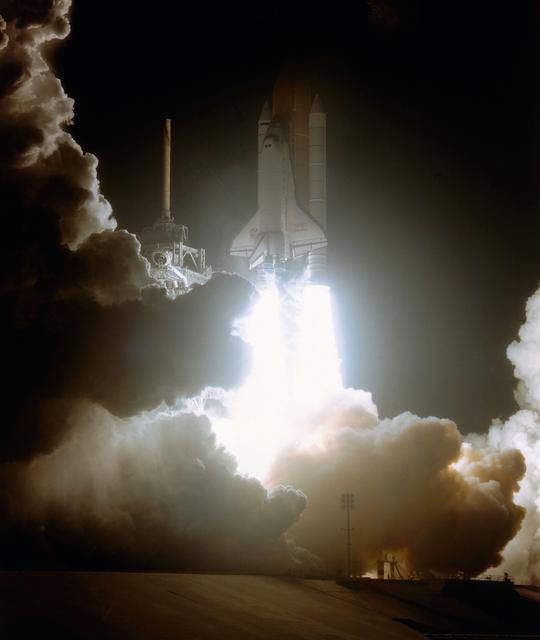 NASA image: STS-82 Discovery OV-103 launch and landing
