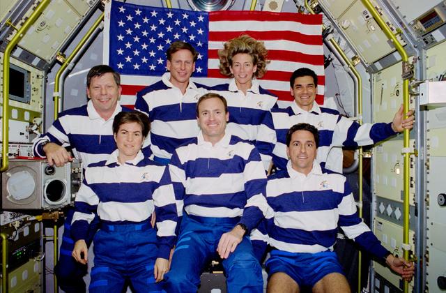NASA image: STS-83 in-flight portrait