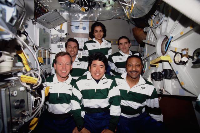 NASA image: STS-87 onboard crew portraits