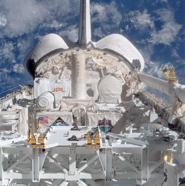 NASA image: USMP-4, United States Microgravity Payload-4 in the payload bay