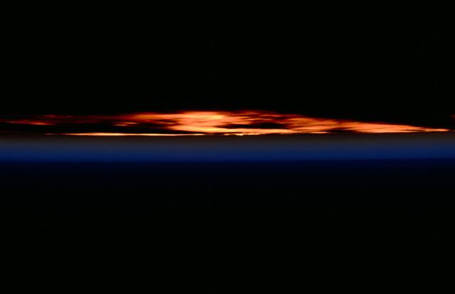 NASA image: Sunrise as seen during STS-88 mission