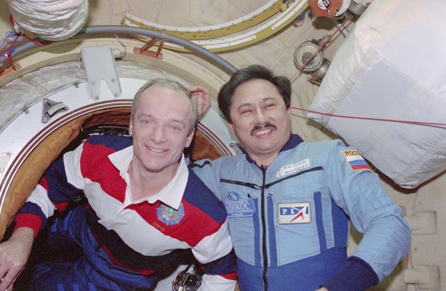 NASA image: Crewmember activity in the Mir Space Station