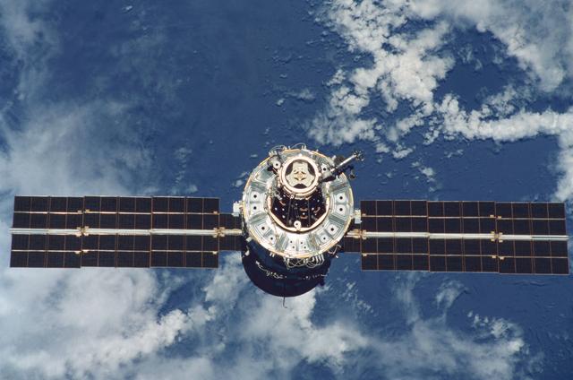 NASA image: View of the ISS taken during fly-around