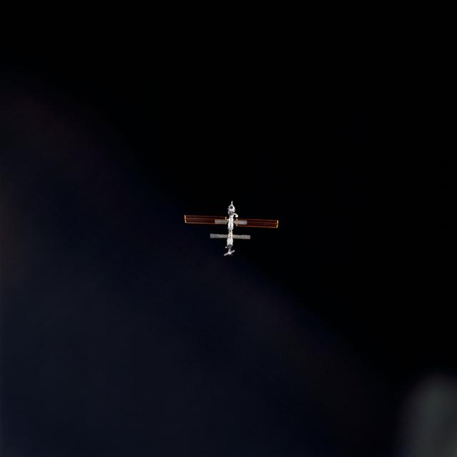 Various views of the ISS during approach by the STS-98 orbiter Atlantis