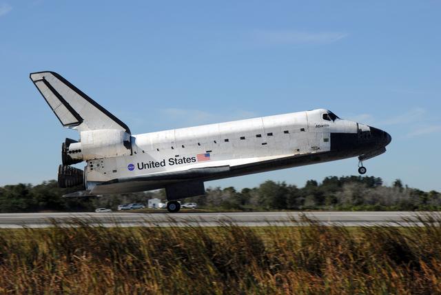 NASA image: Space Shuttle Atlantis Landing / STS-129 Mission