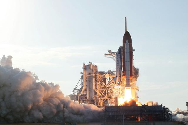 NASA image: STS-133 launch