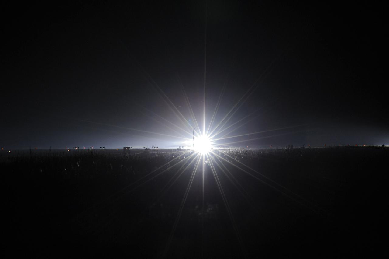 STS135-S-228 (21 July 2011) --- Space shuttle Atlantis appears as a bright-shining star as it lands on Runway 15 at the Shuttle Landing Facility at NASA's Kennedy Space Center in Florida. Securing the space shuttle fleet's place in history, Atlantis marked the 26th nighttime landing of NASA's Space Shuttle Program and the 78th landing at Kennedy. Main gear touchdown was at 5:57:00 a.m. (EDT) on July 21, 2011, followed by nose gear touchdown at 5:57:20 a.m., and wheelstop at 5:57:54 a.m. Onboard are NASA astronauts Chris Ferguson, STS-135 commander; Doug Hurley, pilot; Sandy Magnus and Rex Walheim, both mission specialists. On the 37th shuttle mission to the International Space Station, STS-135 delivered more than 9,400 pounds of spare parts, equipment and supplies in the Raffaello multi-purpose logistics module that will sustain station operations for the next year. STS-135 was the 33rd and final flight for Atlantis, which has spent 307 days in space, orbited Earth 4,848 times and traveled 125,935,769 miles. Photo credit: NASA
