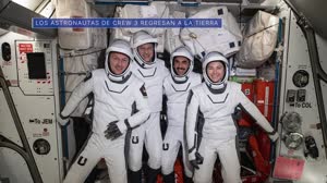 Recientemente: Los astronautas de Crew 3 regresan de la estaciÃ³n espacial - 06/05/22