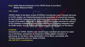 NASA Selects Astrobotic to Fly VIPER Rover to the Moon  (Media Resource Reel)