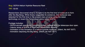 SOFIA Helium Hydride Media Resource Reel