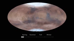 Supercomputer Simulation of Seasonal Changes in Martian Clouds, Dust and Ice