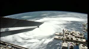 HURRICANE IDALIA IS SEEN FROM THE INTERNATIONAL SPACE STATION