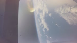 Orion Camera View of Artemis II Parachute Deployment and Splashdown