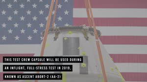 Acoustic Evaluation Tests of Orion Ascent Abort 2 Hardware in the Space Environments Complex Time-lapse