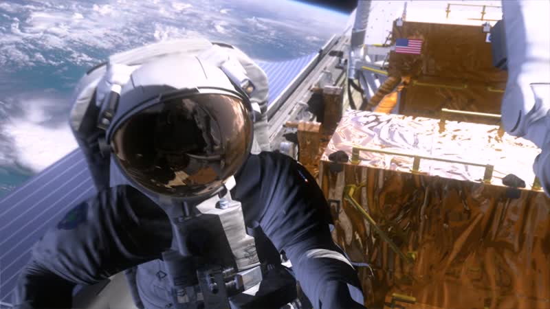 HST SM4 — Astronauts Close HST Doors for Last Time