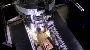 HST SM4 Battery Module Replacement EVA Closing Door