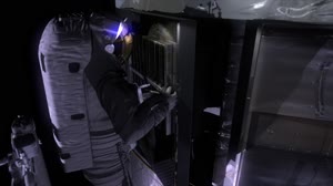 HST SM4 Battery Module Replacement EVA Door Opening