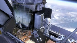 HST SM4 COS Installation EVA Removal Wide Shot