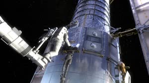 New Outer Blanket Layer (NOBL) Installation EVA Animation Removal