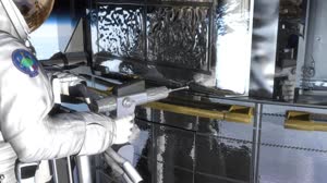 New Outer Blanket Layer (NOBL) Installation EVA Animation Zoom In Drilling