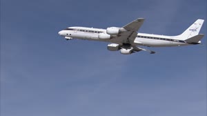 NASA Airborne Cold Weather Experiment Measures Falling Snow DC8 B-Roll