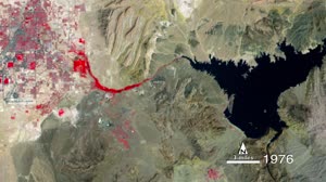 Las Vegas Lake Mead Timelapse, 1972-2013
