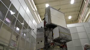 GPM Core Spacecraft Integration and Testing: Core Rotates