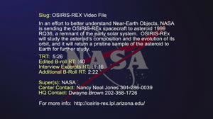 OSIRIS-REx Targets Near-Earth Asteroid Video File