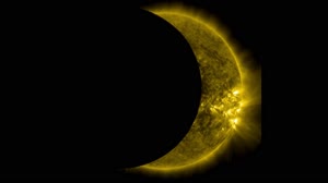 SDO Lunar Transit, Prominence Eruption, and M-Class Flare