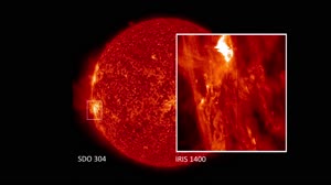 NASA's IRIS Spots Its Largest Solar Flare