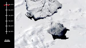 Pine Island Glacier Ice Island 2013