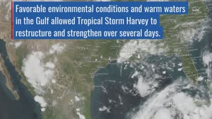 NASA Captures Hurricane Harvey's Rainfall