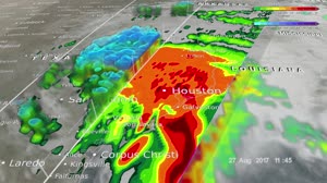 NASA Captures Hurricane Harvey's Rainfall: Visualization