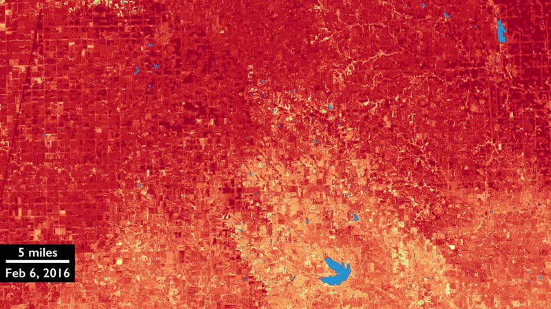 Harmonized Landsat 8 and Sentinel-2 Data: Eastern Nebraska