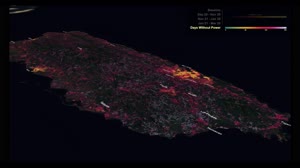 Black Marble View of Puerto Rico After Hurricane Maria